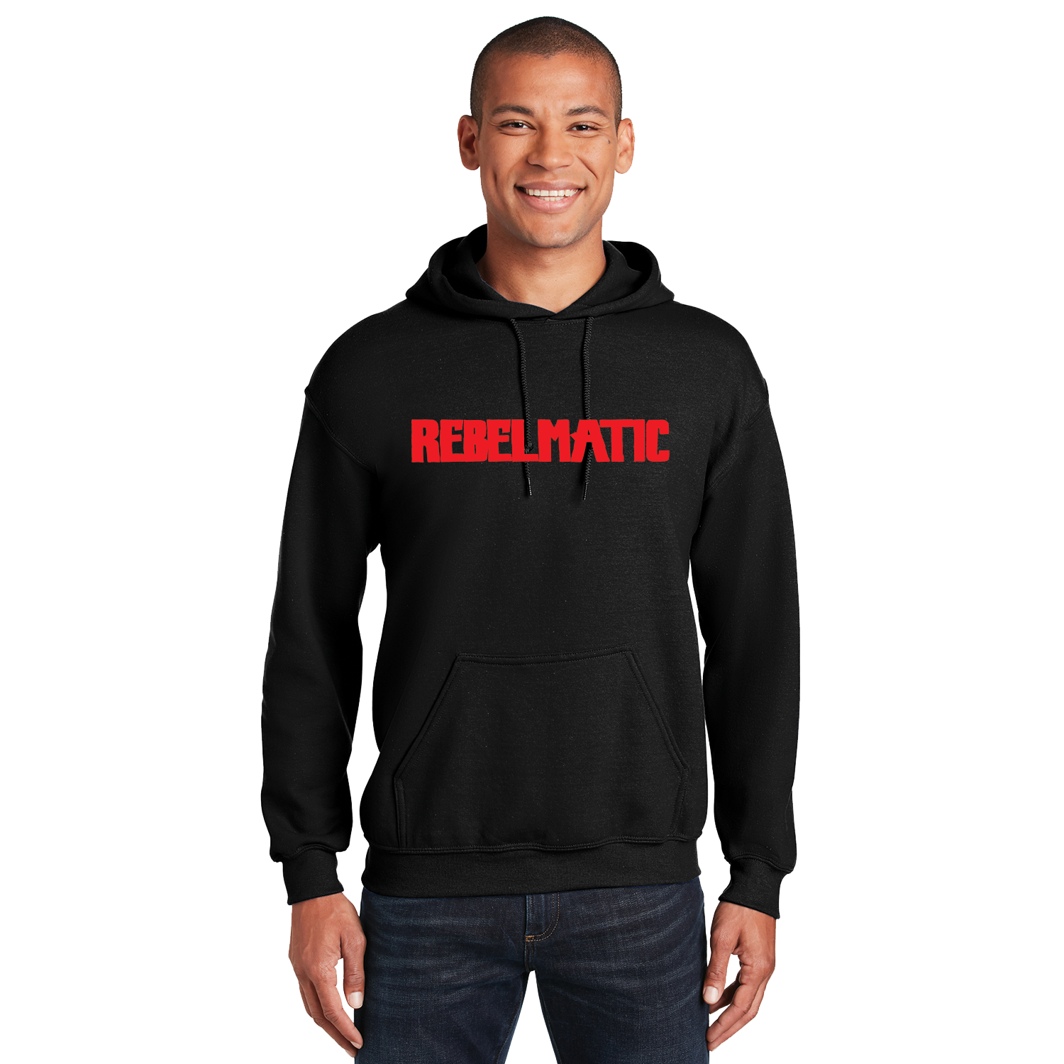 Rebelmatic black hoodie