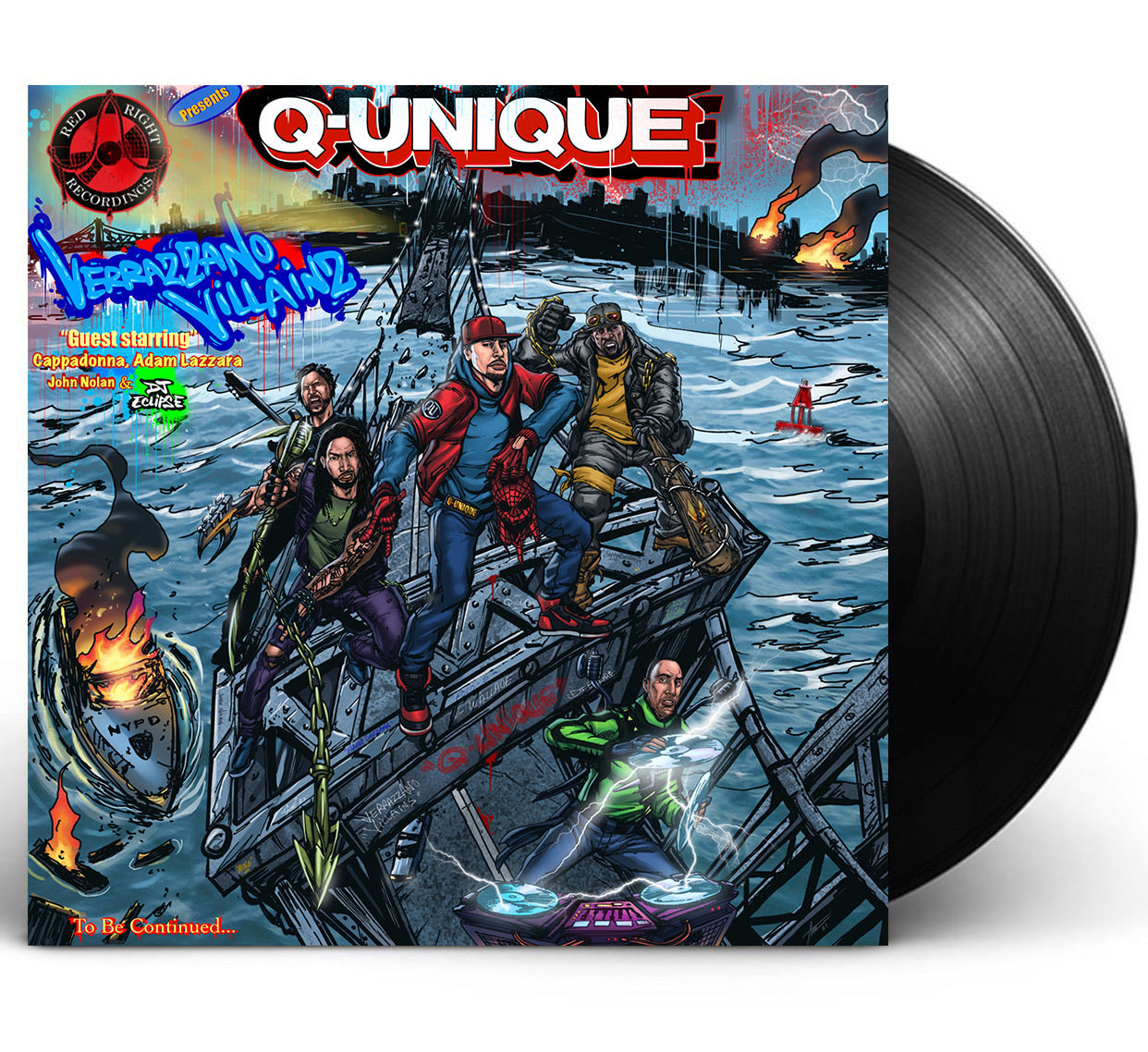 Q-Unique “Verrazzano Villains” 7” Vinyl